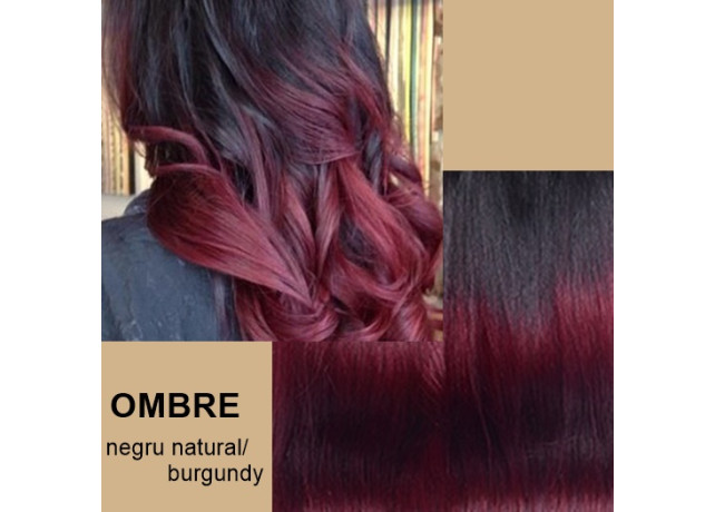Mese separate  OMBRE Negru Natural / Burgundy